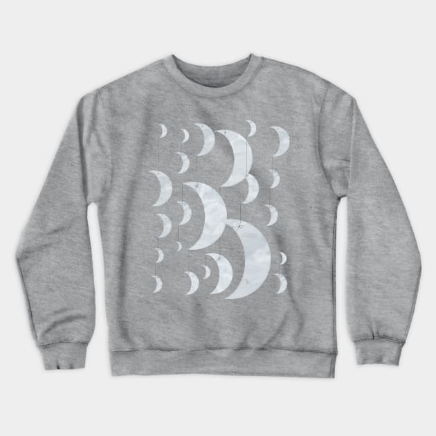 Hung the Moon Crewneck Sweatshirt by ahadden